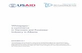 Whitepaper: e-commerce in Garment and Footwear …pdf.usaid.gov/pdf_docs/PA00JQVC.pdf · ecommerce adoption behavior and the factors that could drive or inhibit the use of e-commerce