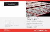 Electronic modules - Thiim A/S Electronics Catalogue.pdf · Thiim A/S Transformervej 31 2860 Søborg Denmark ... Phase rotation w. 2 relays, Unbalance & Balanced under & over voltage