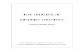 THE ORIGINS OF MODERN DRUIDRY MT... · original research in Druidism, ... The Origins of Modern Druidry In Ross Nichols's posthumously-published Book of Druidry, edited by John