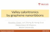 Valley caloritronics by graphene nanoribbons -  · PDF fileValley caloritronics by graphene nanoribbons ... o Linear response. ... Easily integrated to carbon circuits