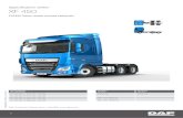 Specification sheet XF 450 - Welcome to DAF Trucks - … sheet XF 450 FTS 6X2 Tractor, double mounted trailing axle 016G0729AAAA - 201801p - 21-09-2017 DAF Trucks Ltd, Thame, Oxon.