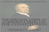The Essential Commentaries on the Constitution · PDF fileBOOK I. HISTORY OF THE COLONIES ... PUBLIC DEBTS SUPREMACY OF CONSTITUTION AND LAWS ... analysis and exposition of the Constitution