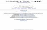 Philosophy & Social Criticism · PDF filePhilosophy & Social Criticism   The online version of this article can be found at: DOI: 10.1177/0191453704045763