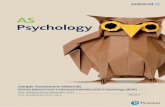 AS Psychology - Pearson qualifications | Edexcel, … Psychology Sample Assessment Materials Pearson Edexcel Level 3 Advanced Subsidiary GCE in Psychology (8PS0) First teaching from