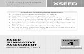 XSEED Summative Assessment Test 1 - AMM · PDF fileXSEED Summative Assessment – Test 1 ... Grade 4 1 4 Social Science, Test 1 Duration: ... B. Write three methods to conserve soil