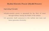 Hydro Electric Power (Hydel Power) - NPTELnptel.ac.in/courses/Webcourse-contents/IISc-BANG/Non-Conventional... · Hydro Electric Power (Hydel Power)-2 ¾The main components of a hydel