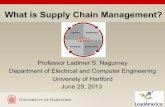 What is Supply Chain Management? - Anna Nagurneysupernet.isenberg.umass.edu/visuals/LeadAmerica-SCM.pdf · What is Supply Chain Management? ... Management Easy? Conflicting Objectives