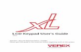 xL LCD Keypad User's Guide - s3.amazonaws.com · System Information ... and design, we reserve the right ... interference when the equipment is operated in a commercial environment.