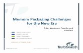 Memory’Packaging’Challenges’ fortheNewEra’ · Memory’Packaging’Challenges’ fortheNewEra ... ©2017 TechSearchInternational,Inc." Flash’Memory ... ©2017 TechSearchInternational,Inc."