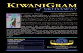 KIWANIGRAM - Kiwanis Club of Skidaway |€¦ ·  · 2015-07-13January/February 2015—KiwaniGram of Skidaway, p 3 ... HSV#2—Invocations for Kiwanis Occasions. (1996). Indianapolis: