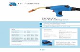 TBi Industries · TBi PP-TX 121= Standard equipment! = Includes tip holder M8, CuCrZr, part no. 342P008171 ** At the blank, please insert suitable information for wire diameter, e.g