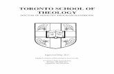TORONTO SCHOOL OF THEOLOGY · structured to encourage students to seek the theological foundation ... By October 1976 the task committee had a working curriculum ... Toronto School