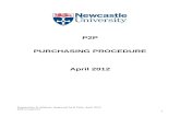 NEWCASTLE UNIVERSITY · Web viewPURCHASING PROCEDURE April 201 2 Contents Page 1 Introduction 3 2 Purchasing Requirements 3-7 3 Number of Q uotes or Tenders Required 7 3.1Use of Contract