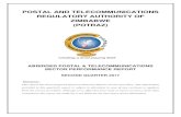 POSTAL AND TELECOMMUNICATIONS REGULATORY AUTHORITY OF ... · postal and telecommunications regulatory authority of zimbabwe (potraz) abridged postal & telecommunications sector performance