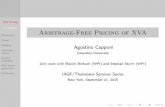 Arbitrage-Free Pricing of XVA - IAQF Presentation.pdf · Arbitrage-Free Pricing of XVA Agostino Capponi ... Trading happens through repo market at rates r r, r r (Du e ... (rehypothecated)