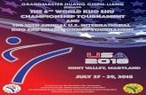 presents The 6th World Kuo Shu Championship Tournament · Kuo Shu Championship Tournament Hunt Valley, Maryland July 27 - 29, 2018 Sponsored by the United States Kuo Shu Federation