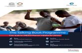 The Talking Book Programme - UNESDOC Database | …unesdoc.unesco.org/images/0025/002588/258879e.pdf ·  · 2018-03-03The Talking Book Programme ... Literacy Bridge believes in the