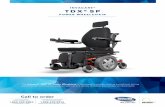 INVACARE TDX SP rev0617 TDX SP Sell Sheet FINAL... · The Invacare® TDX® SP Power Wheelchair is designed for people seeking exceptional driving performance, comfort and superior