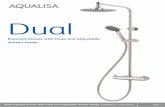 Dual - buyaparcel.com · Dual exposed shower with fixed and adjustable shower heads installationinstuctions page4 Important information Introduction ... Website: