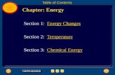 Chapter: Energy061851f72b23d802adaa-d56582058559818728a814bdd94ad99a.r54.cf2… · Chapter: Energy Table of Contents ... •A moving ball has energy due to its motion. Kinetic Energy
