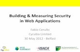Building & Measuring Security in Web Applications - … Presentations...Building & Measuring Security in Web Applications ... ACEGI Commons Validator ... Perform Application Security