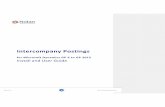 Intercompany Postings - Nolan Business Solutions covers the cost of consulting work to configure the Integration Manager add -on for ... additions to the menu structure, ... [ Intercompany