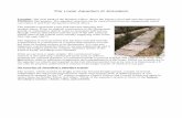 The Lower Aqueduct of Jerusalem - VIEW FROM · The Lower Aqueduct of Jerusalem ... Compared to the other aqueducts in the system, ... Based on inscriptions of the 10 th Roman Legion