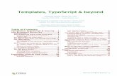 Templates, TypoScript & beyond - Hackländer: Willkommen · Templates, TypoScript & beyond ... (F5 or F6)... 11 Naming of custom tables ... drwxr-xr-x 2 httpd httpd 4096 Jun 29 2001
