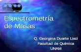 Espectrometría de Masas - [DePa] Departamento de ...depa.fquim.unam.mx/amyd/archivero/4.1InstrumentacionEspectrometri… · Joseph John Thompson, 1912. ... 5 + M MH + CH4 Ionización