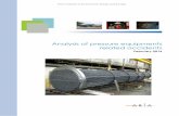Analysis of pressure equipments related accidents - … of pressure equipments related accidents ... (derailment of rail tanker cars or pressurised gas lorry ... opening of relief