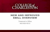 NEW AND IMPROVED EBILL OVERVIEW - …treasurer.cofc.edu/ebill-tutorials/eBill Overview.pdfthrough Cougar Trail or eBill_ A Convenience fee of 275% will be charged on all credit card