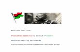 Master on line: Panafricanismo y Black Powermalcolmgarveyuniversity.com/programas/introduccion-panafricanismo.pdf · "Certificado de Experto, ... Dj Moula Sasebwera: Filosofo afrocentrado,