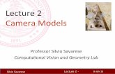 Lecture(2( CameraModels( - Stanford Universitycvgl.stanford.edu/teaching/.../lecture/lecture2_camera_models.pdfLecture(2(CameraModels((Silvio Savarese Lecture 2 ... Some slides in