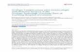 Urologic Complications after Gynaecologic and Obstetric ... · pre- dominant symptoms were leakage of urine throughout the vagina and obstructive anuria ... Distribution of the patients