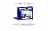 Bonus Report - switch mode power supply repair · Bonus Report Brought to you by ... you have definitely come across the famous UC3842 Pulse Width Modulation (PWM) ... found problem