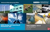50001 Ready: Self-Reporting & Pete Langlois, LEED AP ... · 1 Advanced Manufacturing Office 50001 Ready: Self-Reporting & Assessment Tool Course Number: CXENERGY1703 Pete Langlois,