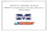 MYP Community Project Introduction 2014-2015 International Baccalaureate aims to develop inquiring, knowledgeable and caring young people who help to create a better and more peaceful