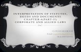 Interpretation of Statutes, Deeds and documents Chapter …estv.in/icai/bos/pdf/INterpretation of statutes, deeds... ·  · 2018-02-19INTERPRETATION OF STATUTES, DEEDS AND DOCUMENTS