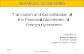 Translation and Consolidation of the Financial Statements ...staff.uny.ac.id/sites/default/files/pendidikan/Endra Murti Sagoro... · Translation and Consolidation of the Financial