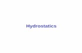Hydrostatics - Katedra hydrauliky a hydrologie - K141hydraulika.fsv.cvut.cz/.../HyaE/download/lectures/02_Hydrostatics.pdf · F z U g z t S z U g V z tx (z ty ... K141 HYAE Hydrostatics