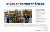 Old-Fashioned Christmas In this issue - Carewestcarewest.ca/dir/wp-content/uploads/2016/11/Carewrite-Dec.-2003.pdf · Old-Fashioned Christmas ... • International Piano ... because