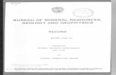 BUREAU OF MINERAL RESOURCES, GEOLOGY AND GEOPHYSICS€¦ ·  · 2015-12-02bureau of mineral resources, geology and geophysics record record 1988/ 20 ... the current status of the