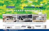 DUCTLESS PRODUCTS - WWG Totalinewwgtotaline.ca/.../KoolKing_Brochure_July2017.pdf · ductless products duct free mini-splits • single & multi-zone • horizontal air conditioners