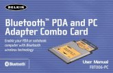 PDA and PC Bluetooth Adapter Combo Card - Belkin manual.pdf2 INTRODUCTION Congratulations and thank you for purchasing the Bluetooth PDA and PC Adapter Combo Card from Belkin. By inserting