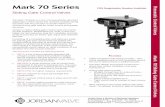 Mark 70 Series - Jordan Valve · The Mark 70 Series is a line of pneumatically-operated ... • ANSI Flanges (150#, 300#) • DIN Flanges ... 300# 10.50 10.00 3.00 9.50 36 • Mark