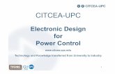 CITCEA UPC - Electronic Design for Control 2014vps52090.ovh.net/...CITCEA_ElectronicDesignForPowerControl_CITCE… · • Induction heating ... Boards with control and power/sensing