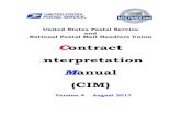 Contract Interpretation Manual (CIM) - npmhu …npmhu-research.org/Content/Files/CIM4 FINAL.pdfUnited States Postal Service and National Postal Mail Handlers Union Contract Interpretation