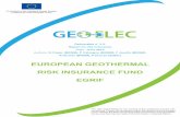 EUROPEAN GEOTHERMAL RISK INSURANCE FUND …€¦ · 2 TABLE OF FIGURES Figure 1 - Geothermal project risk and cumulative investment cost, modified from ESMAP, April 2012 ...