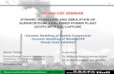 Dynamic Modelling of System Components Dynamic … Akeem Olaleye.pdf · • Dynamic Modelling of System Components • Dynamic Modelling of Whole SCPP ... SCPP COMPONENT S MODEL in
