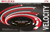 12 - Lumax Industries largest automotive market by volume in the world. Two-wheeler ... three wheelers – 4% and ... The rapid transformation and globalization of the Indian auto